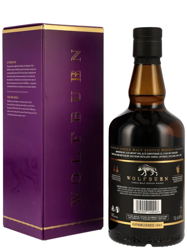 18277R Wolfburn 12 Jahre - Bourbon & Oloroso Sherry Cask - Highland Single Malt Scotch Whisky