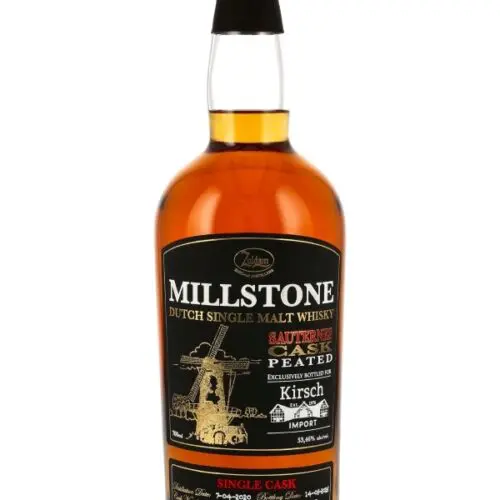 Millstone Peated 5 Jahre - Vintage 2020 - Sauternes Cask - Exclusively Bottled for Kirsch Import - Dutch Single Malt Whisky