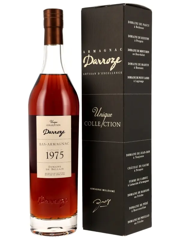 18287 Darroze 50 Jahre - Vintage 1975/2025 - Appellation Bas-Armagnac Contrôlee - Domaine de Bellair - Unique Collection