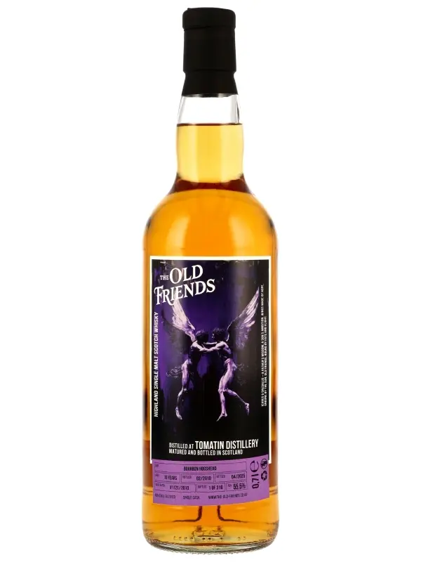 Tomatin 15 Jahre - Vintage 2010 - Bourbon Hogshead - Cask #1121/2010 - The Old Friends - Single Malt Scotch Whisky