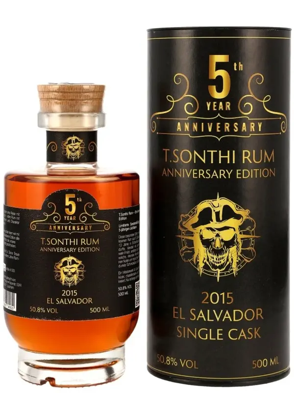T. Sonthi - 5 Jahre - 2015 El Salvador - Anniversary Edition - Blended Rum