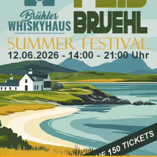 2026-06-12 Feis Brühl Summer Festival vom Brühler Whiskyhaus von 14:00 bis 21:00 Uhr - nur noch wenige Plätze frei