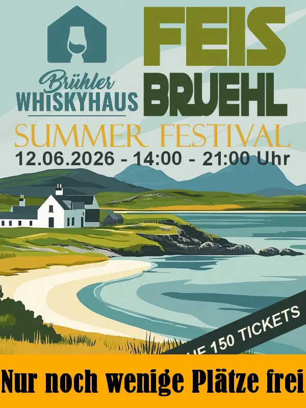 SEM307Bild nur noch wenige Plätze frei 2026-06-12 Feis Brühl Summer Festival vom Brühler Whiskyhaus von 14:00 bis 21:00 Uhr - nur noch wenige Plätze frei