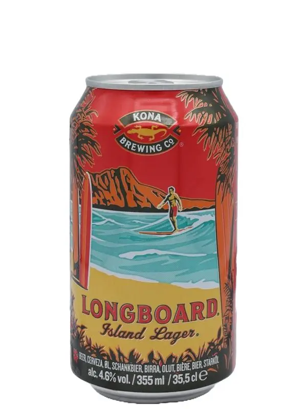 b0544 Kona Brewing Co. - Longboard - Dose - Island Lager - 0,355l