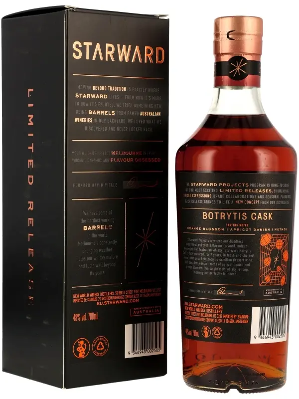 18319R Starward - Vintage 2017 - Botrytis Cask - Single Malt Australian Whisky