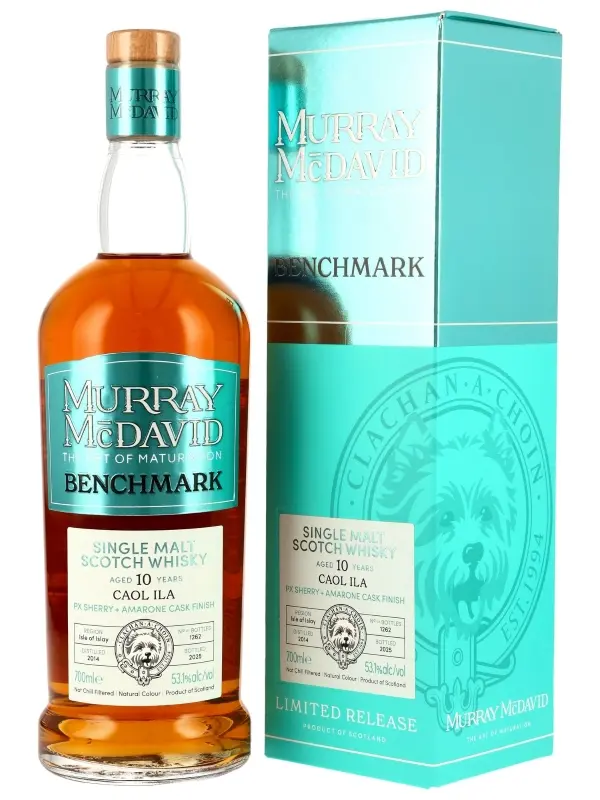 18323 Caol Ila 10 Jahre - Vintage 2014 - PX Sherry + Amarone Cask Finish - Murray McDavid - Benchmark - Limited Release - Single Malt Scotch Whisky