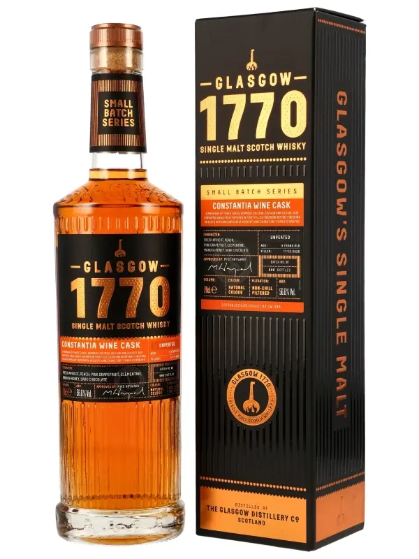 18328 1770 Glasgow 5 Jahre - Vintage 2020 - Unpeated - Constantia Wine Cask - Batch No. 01 - Small Batch Series - Single Malt Scotch Whisky