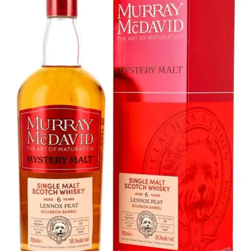 18334 Lennox Peat 6 Jahre - Vintage 2018 - Bourbon Barrel - Murray McDavid - Mystery Malt - Limited Release - Single Malt Scotch Whisky