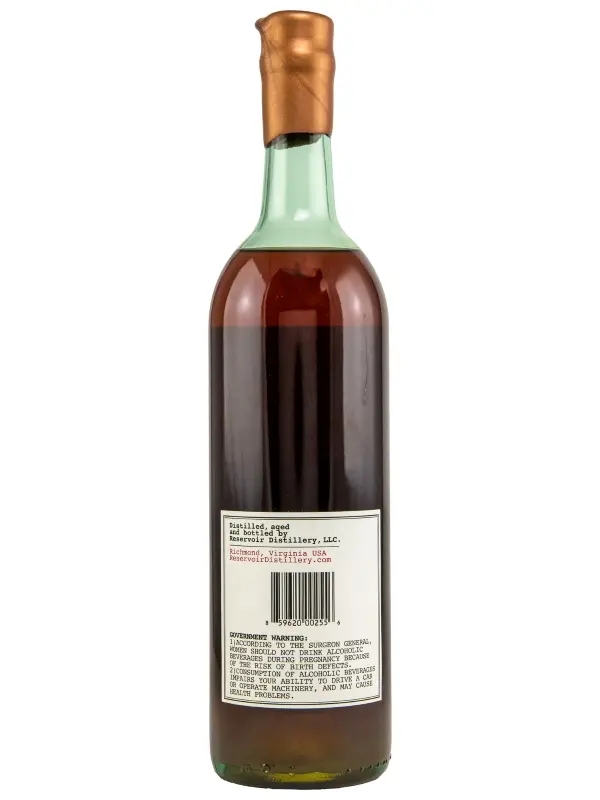 18353R Reservoir - Cognac Cask - Cask Experience - Rye and Wheat Whiskey