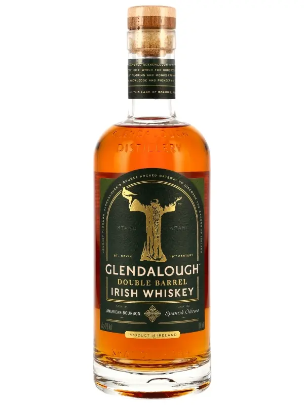 Glendalough - Double Barrel - Aged First in American Bourbon & Spanisch Oloroso Barrels - Irish Whiskey - neue Ausstattung