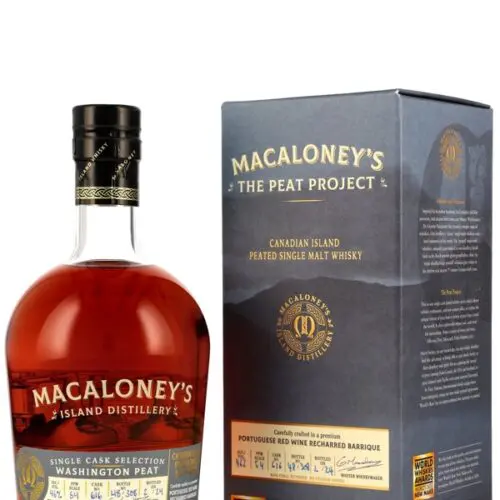 18368 Macaloney's - Washington Peat - Cask No. 616 - Single Cask Selection - Canadian Peated Island Single Malt Whisky