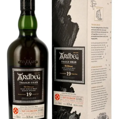 Ardbeg 19 Jahre - Traigh Bhan - TB/07-19.01.2006/25.DP - Matured in American Oak & Oloroso Sherry Cask - Small Batch Release - Islay Single Malt Scotch Whisky