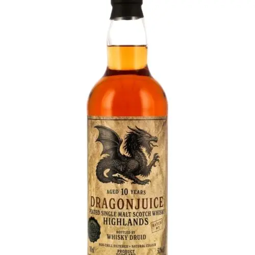 18426 Dragonjuice Peated - Batch #1 - 10 Jahre - Highlands - Bottled by WhiskyDruid - Peated Single Malt Scotch Whisky