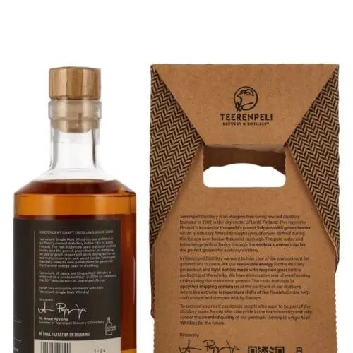 Teerenpeli 15 Jahre - Bourbon & Sherry Casks - Single Malt Whisky