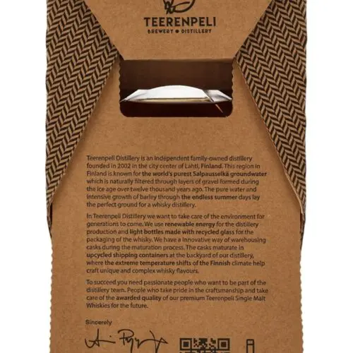 Teerenpeli 15 Jahre - Bourbon & Sherry Casks - Single Malt Whisky