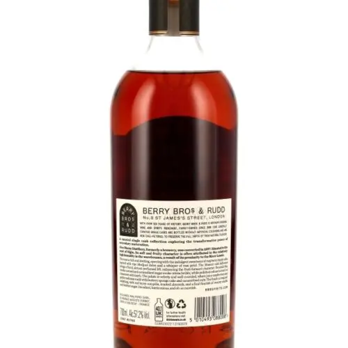 Glen Moray 18 Jahre - Vintage 2007 - Hogshead - Cask No. 5780 - Crafted in Cask - Berry Bros. & Rudd - Single Malt Scotch Whisky