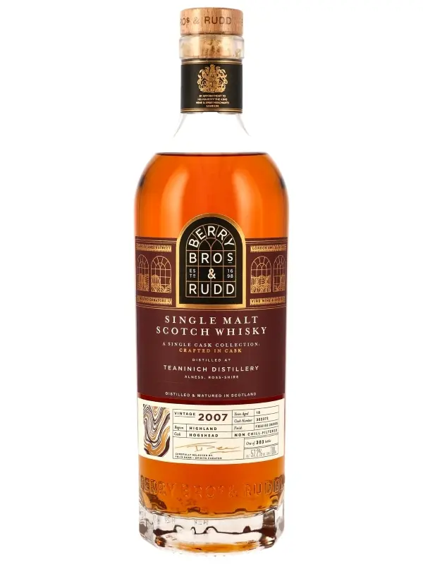 18491 Teaninich 18 Jahre - Vintage 2007 - Hogshead - Cask No. 302372 - Crafted in Cask - Berry Bros. & Rudd - Single Malt Scotch Whisky