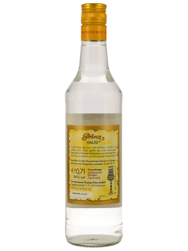 Prinz - Hausschnaps - Marille - Schnaps