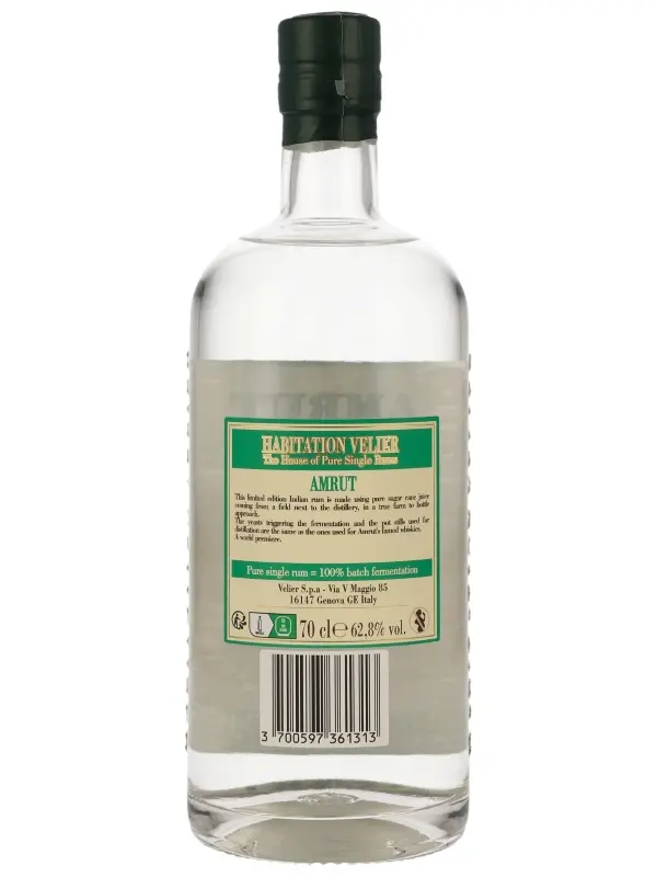 R00917R Amrut 5 Jahre - Habitation Velier - India Pure Sugar Cane Juice Rum