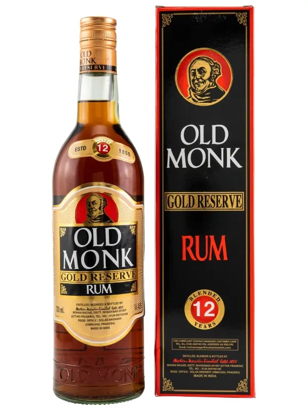 Old Monk 12 Jahre - Gold Reserve - Blended Rum