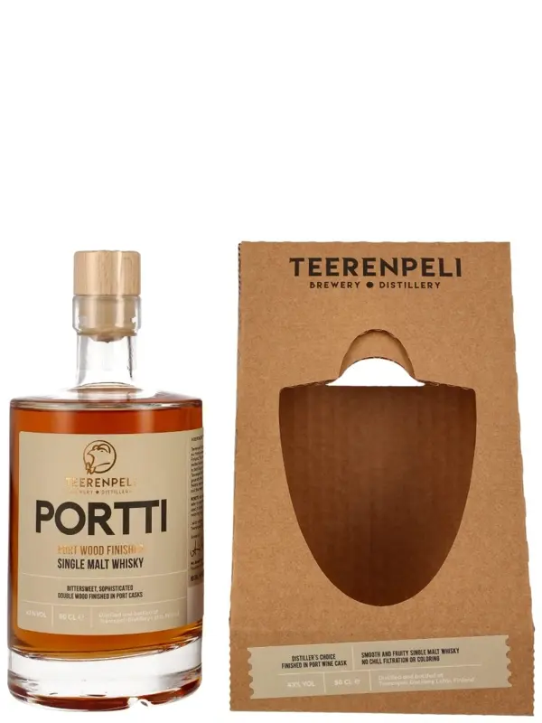 18539 Teerenpeli - Portti - Double Wood Finished in Port Casks - Single Malt Whisky