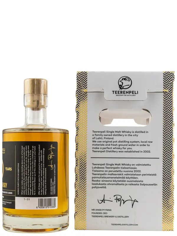 Teerenpeli 10 Jahre - Matured in Sherry and Bourbon Cask - Single Malt Whisky