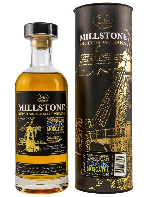 18563 Millstone 8 Jahre - Vintage 2010 - American Oak & Moscatel Cask - Special #17 - Dutch Single Malt Whisky