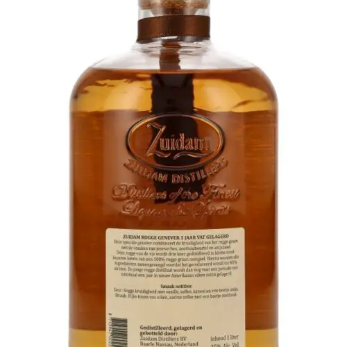 Rogge Genever 1 Jahr - American Oak - Batch No. 003 - Zuidam Distillers - Genever