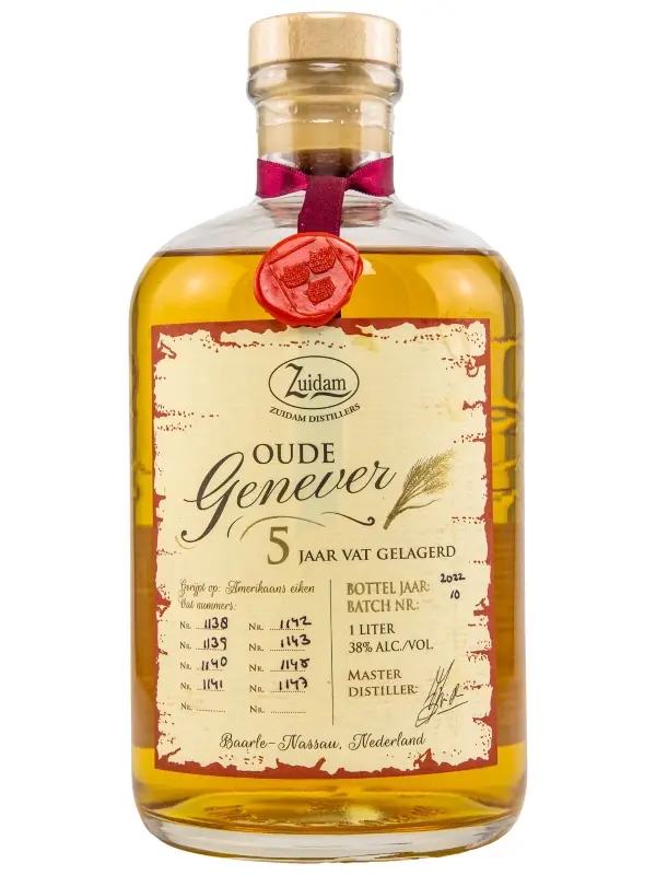 18579 Oude Genever 5 Jahre - American Oak - Batch No. 10 - Zuidam Distillers - Genever