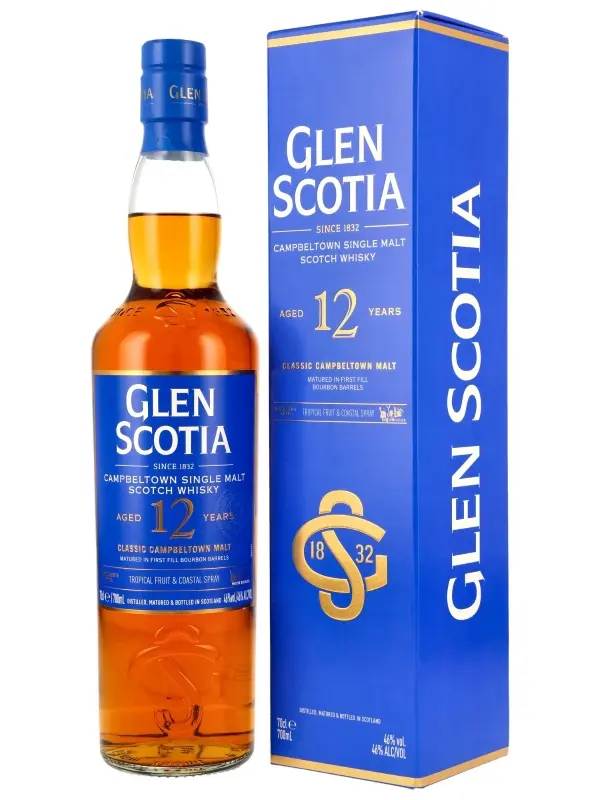 Glen Scotia 12 Jahre - First Fill Bourbon Barrels - Single Malt Scotch Whisky