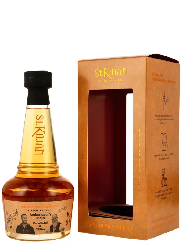 18630 St. Kilian 4 Jahre - Vintage 2017 - ex Madeira Rum - Cask No. 1354 & 1355 - Private Cask - Ambassador's Choice - Single Malt Whisky