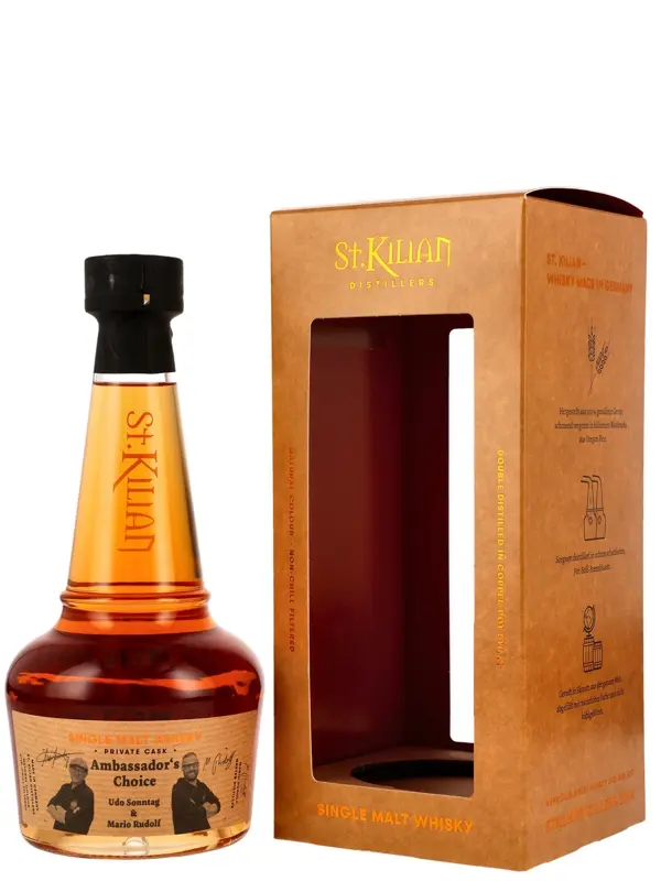 St. Kilian 3 Jahre - Vintage 2019 - ex Amarone - Cask No. 2671 & 3456 - Private Cask - Ambassador's Choice - Single Malt Whisky