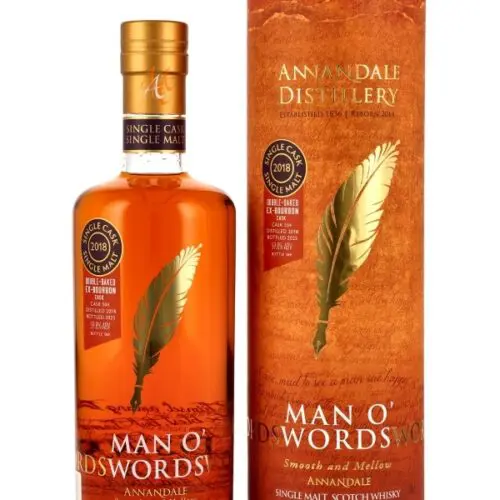 Annandale - Vintage 2018 - Man O' Words - Double Oak Ex-Bourbon Cask - Cask #504 - Single Cask - Founders' Selection - Single Malt Scotch Whisky