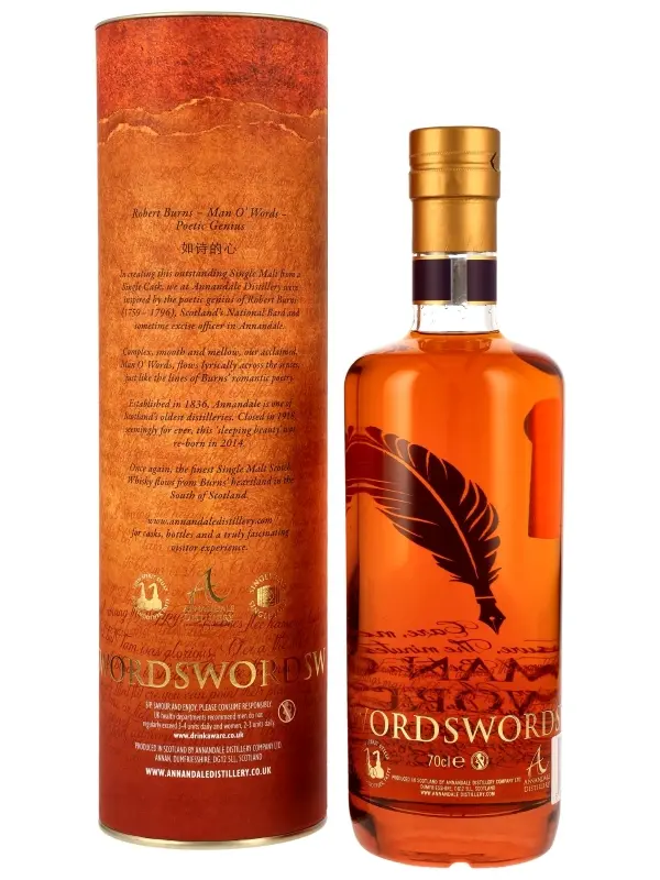 Annandale - Vintage 2018 - Man O' Words - Double Oak Ex-Bourbon Cask - Cask #504 - Single Cask - Founders' Selection - Single Malt Scotch Whisky