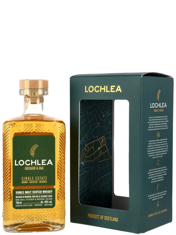 18657 Lochlea – Orchard & Oak - Single Estate - Matured in Bourbon, New Oak & Calvados Casks - Single Malt Scotch Whisky