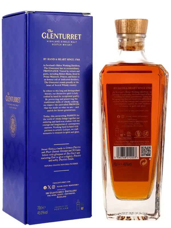 18662R Glenturret 7 Jahre - Peat Smoked - 2025 Release - Highland Single Malt Scotch WhiskyGlenturret 7 Jahre - Peat Smoked - 2025 Release - Highland Single Malt Scotch Whisky
