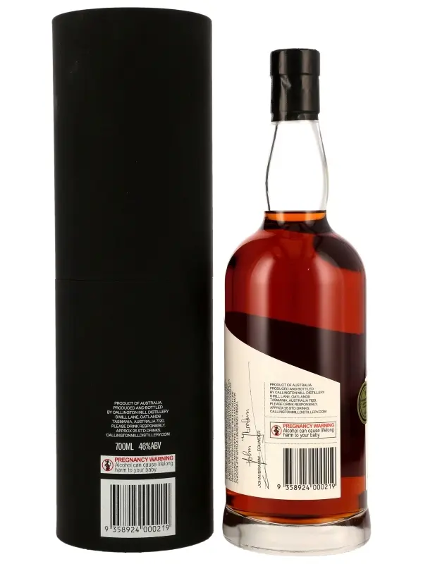 Callington Mill - El Sol - ex-Sherry Wine Barrels - Tasmanian Single Malt Whisky