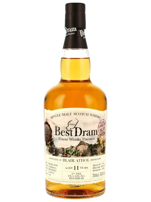 18696 Blair Athol 11 Jahre - Vintage 2013 - 2nd Fill ex-Caol Ila Hogshead - Cask #310727 - Best Dram - Single Malt Scotch Whisky