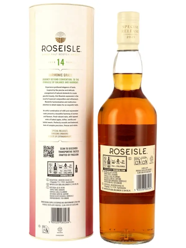 Roseisle 14 Jahre - Harmonic Grace - Diageo Special Release 2025 - Single Malt Scotch Whisky