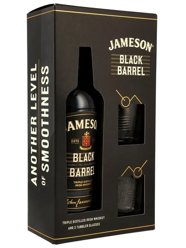 18732R Jameson Black Barrel - incl. 2 Tumbler - Irish Whiskey
