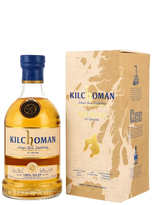 18756 Kilchoman - 100% Islay - The 15th Edition - 2025 Limited Edition - ex-Bourbon Barrels - Islay Single Malt Scotch Whisky