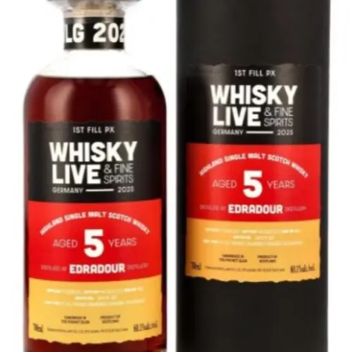 18785 Edradour 5 Jahre – Vintage 2020 - 1st Fill PX Cask #18 - Whisky Live Germany 2025 - Highland Single Malt Scotch Whisky