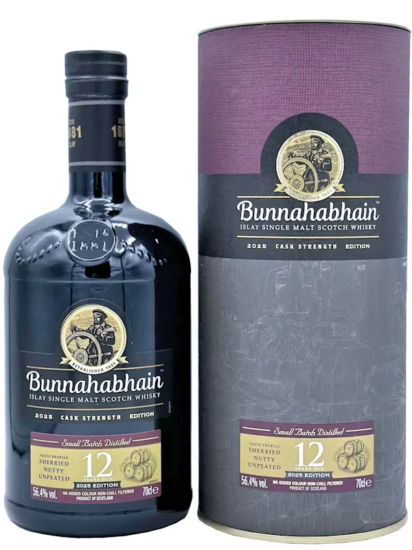18805 Bunnahabhain 12 Jahre - Cask Strength Edition 2025 - Limited Release - Islay Single Malt Scotch Whisky