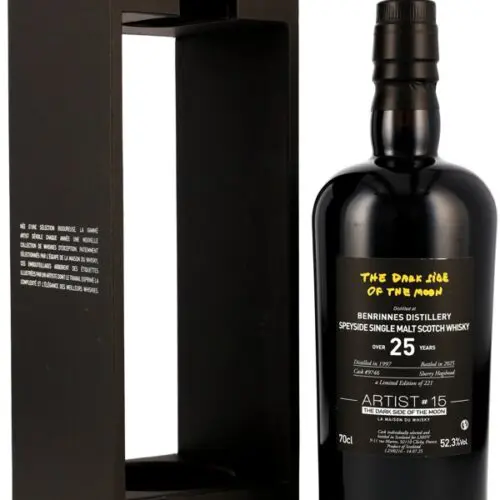 Benrinnes 25 Jahre - Vintage 1997 - Artist Edition #15 - The Dark Side of the Moon - Sherry Hogshead - Cask #9746 - Limited Edition - La Maison du Whisky - Speyside Single Malt Scotch Whisky