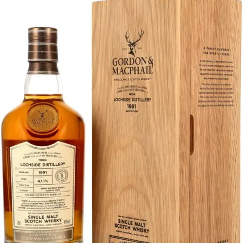 18826 Lochside 31 Jahre - Vintage 1991 - Refill Bourbon Barrel - Cask No. 15194 - Recollection Series #2 - Gordon & MacPhail - Connoisseurs Choice - Cask Strength - Single Malt Scotch Whisky