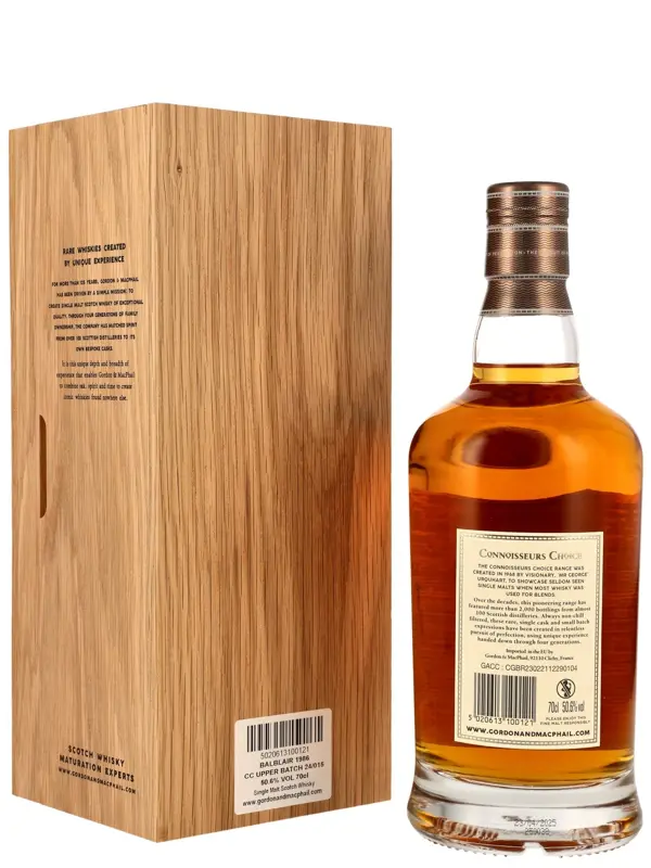 18829R Balblair 38 Jahre - Vintage 1986 - Refill American Hogshead - Cask No. 12484 - Gordon & MacPhail - Connoisseurs Choice - Cask Strength - Single Malt Scotch Whisky