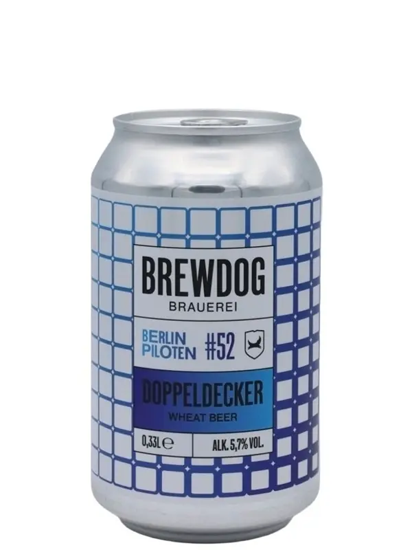 B0572 BrewDog - Pilot #52 - Doppeldecker - Dose - Wheat Beer - 0,33l