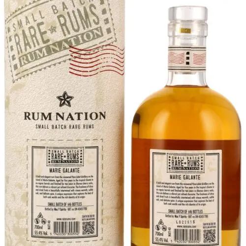 R00972R Rum Nation - Vintage 2017 - Marie Galante - Cask No. 291/292 - Small Batch - Guadeloupe - Rare Rums