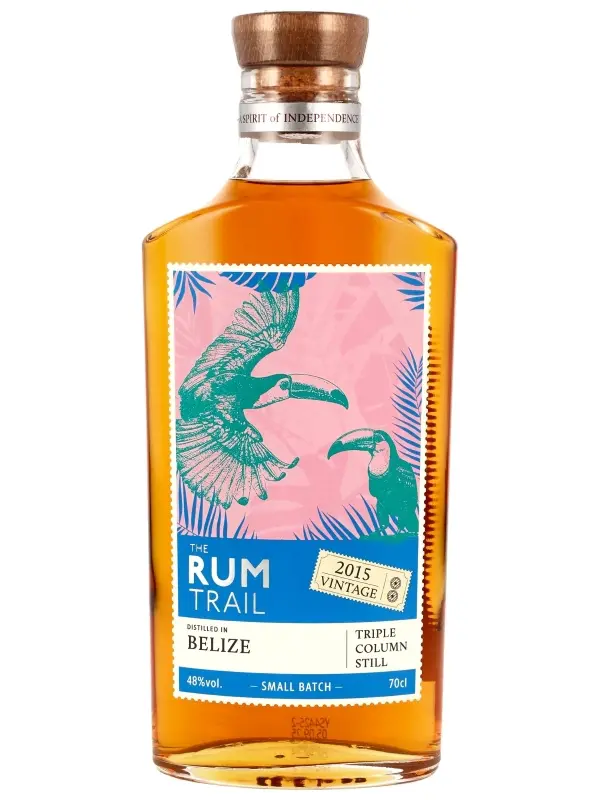 R00983 The Rum Trail - Belize 9 Jahre - Vintage 2015 - Bourbon Barrel - Small Batch - Triple Column Still Rum