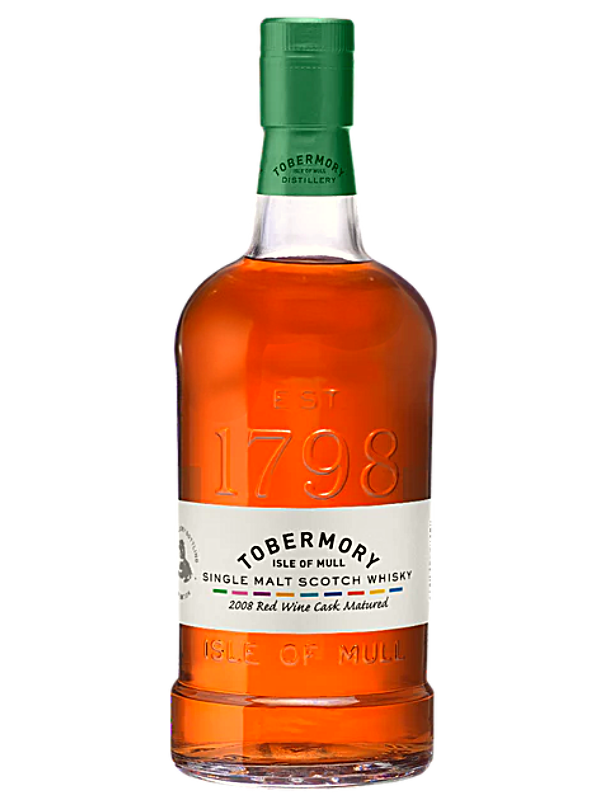 Unbenannt (98) Tobermory 14 Jahre - Vintage 2008 - Red Wine Cask Matured - Island Single Malt Whisky - 5cl Sample